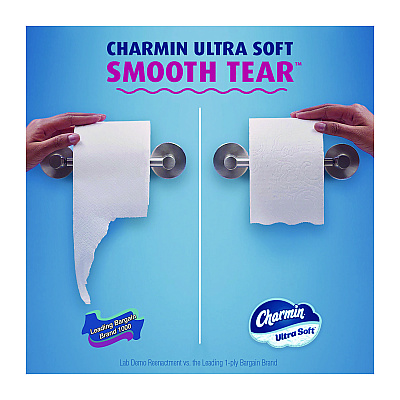 Charmin Ultra Soft Bathroom Tissue, Septic Safe, 2-Ply, White, 336 Sheets/Roll, 6 Rolls/Pack (PGC8467061790)