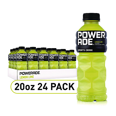 Powerade Sports Drink, Lemon Lime, 20 oz Bottle, 24/Pack (POW049000003697)