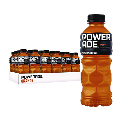 Powerade Sports Drink, Orange, 20 oz Bottle, 24/Pack (POW049000032789)