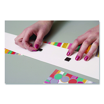 Teacher Created Resources Adhesive Magnetic Squares, Black, 0.5", 100/Set (TCRTCR20720)