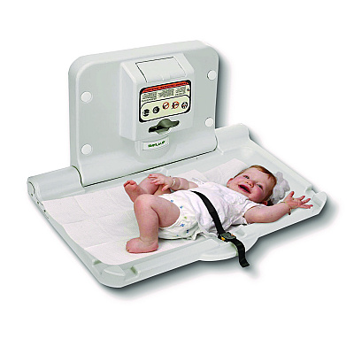 Alpine Compact Horizontal Baby Changing Station, 32 x 18, White (ALHALP411E)