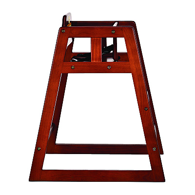 Alpine Wooden Stackable High Chair, Supports Up to 50 lb, 29.02" h, Mahogany (ALHALP41201MA)