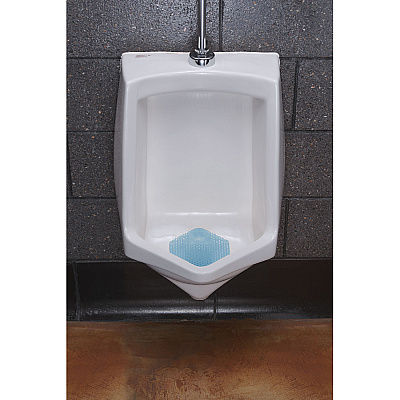 Fresh Products Wave 3D Urinal Deodorizer Screen, Ocean Mist Scent, Blue, 10/Box, 6 Boxes/Carton (FRS3WDS60OMI)