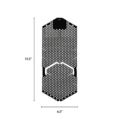 Fresh Products Tsunami, Urinal Screen, Midnight Coast, 5.22 oz, Black, 6/Carton (FRSTSU6MC)