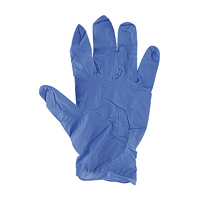 Boardwalk Disposable General-Purpose Nitrile Gloves, Medium, Blue, 4 mil, 100/Box (BWK380MBXA)