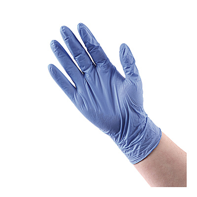 Boardwalk Disposable General-Purpose Nitrile Gloves, Medium, Blue, 4 mil, 1,000/Carton (BWK380MCTA)