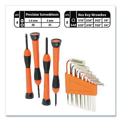 Great Neck Homeowner's 39-Piece Tool Set, 12.38" x 3" x 7.25" Carry Case (GNS73802)