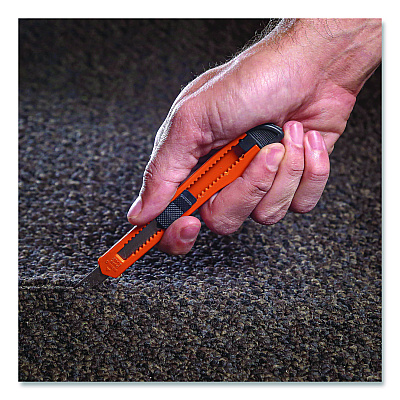 Great Neck Snap-Off Utility Knife Set, 9 mm Knife, 18 mm Knife, Orange/Black (GNS2SBK)