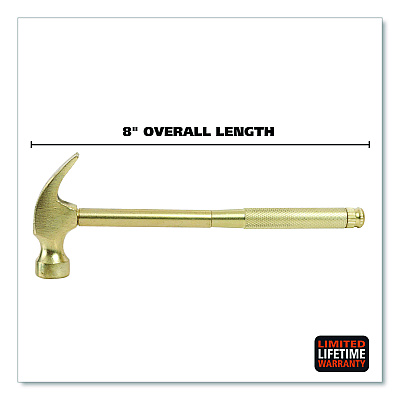 Great Neck 5-in-1 Carpenter's Hammer with Nesting Handle Containing Four Screwdrivers, 6.5" Long Gold Handle (GNS19006)