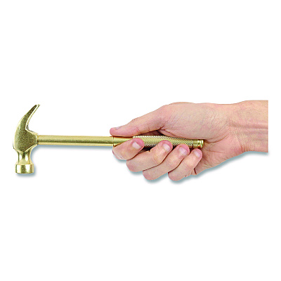 Great Neck 5-in-1 Carpenter's Hammer with Nesting Handle Containing Four Screwdrivers, 6.5" Long Gold Handle (GNS19006)