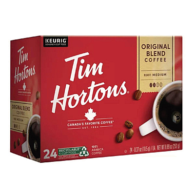 Tim Hortons K-Cup Pods Original Blend, 24/Box (GMT1281)