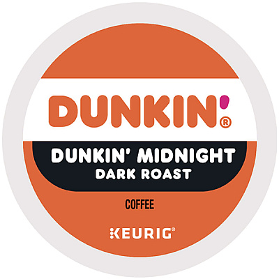 Dunkin Donuts K-Cup Pods, Original Dark Roast, 22/Box (GMT12798)