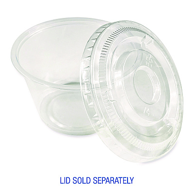 Boardwalk Souffle/Portion Cups, 4 oz, Polypropylene, Translucent, 2,500/Carton (BWKPRTN4TS)