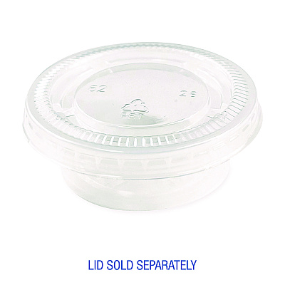 Boardwalk Souffle/Portion Cups, 1.5 oz, Polypropylene, Translucent, 2,500/Carton (BWKPRTN15TS)