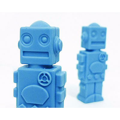 TPG Creations Pencil Topper, Robot, Blue, 24/Carton (TPG43024)