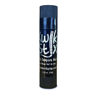 TPG Creations Kwik Stix Single Color Pack, 0.7" x 3.5", Black, 12/Pack, 12 Packs/Carton (TPG6001012)