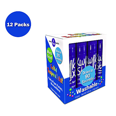 TPG Creations Kwik Stix Single Color Pack, 0.7" x 3.5", Purple, 12/Pack, 12 Packs/Carton (TPG6005012)