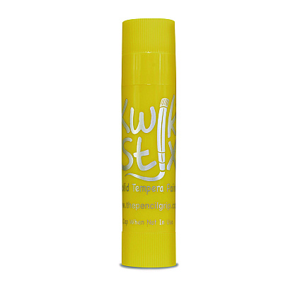 TPG Creations Kwik Stix Single Color Pack, 0.7" x 3.5", Yellow, 12/Pack, 12 Packs/Carton (TPG6006012)