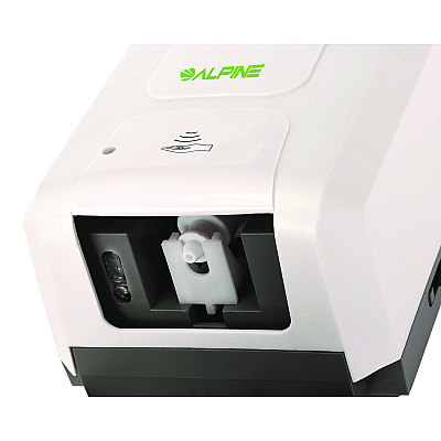 Alpine Automatic Foam Hand Sanitizer/Soap Dispenser with Floor Stand, 40 oz, 4.48 x 6 x 45, White (ALHALP430FS)