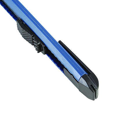 Great Neck Snap-Off Utility Knife, 9 mm Blade, 5" Plastic Handle, Blue (GNSSBK3)