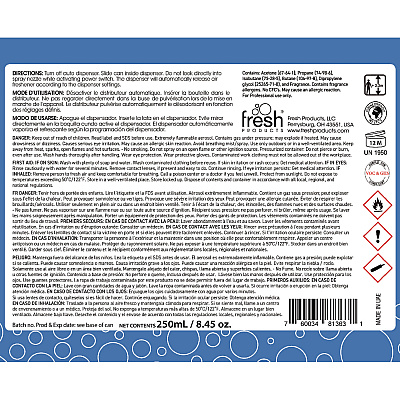 Fresh Products Fusion Metered Aerosols, Linen Fresh, 6.25 oz, 12/Carton (FRSMA12LF)