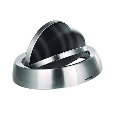 Alpine 17 Gallon Stainless Steel Commercial Trash Can with Swing Lid (ALHALP47065L1)