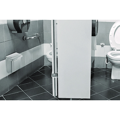 Alpine Durable Plastic Surface Mount Sanitary Napkin Receptacle, White (ALHALP451WHI)