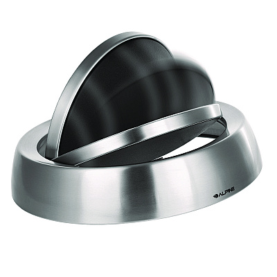 Alpine 17 Gallon Stainless Steel Indoor Recycling Receptacle and Trash Station Swivel Lids (ALHALP47065L1RT)