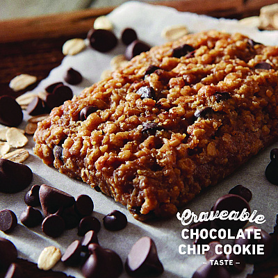 CLIF Bar Energy Bar, Chocolate Chip/Crunchy Peanut Butter, 2.4 oz, 20/Box (GRR22000438)