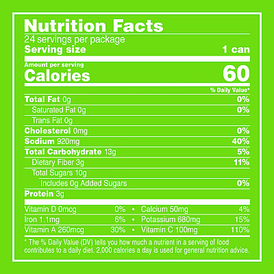 V-8 Vegetable Juice, 11.5 oz Can, 24/Carton (GRR90000092)