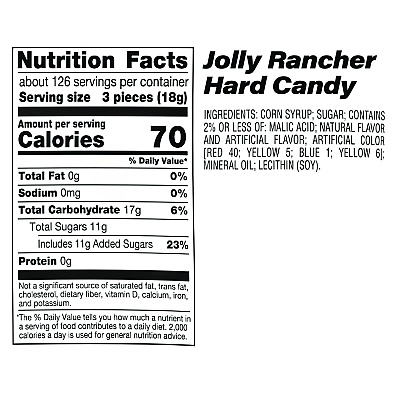National Brand Chewy and Hard Candy Party Asst, Jolly Rancher/Starburst, 8.5 lbs Total, 2 Bag Bundle (GRR600B0003)