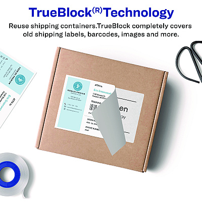Avery Shipping Labels with TrueBlock Technology, Inkjet/Laser Printers, 4 x 3, White, 2/Sheet, 20 Sheets/Pack (AVE05286)