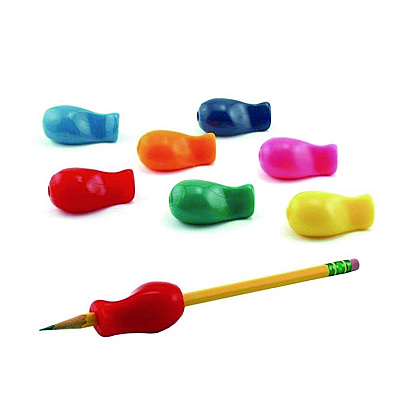 TPG Creations Jumbo Pencil Grip, 1" Long, Assorted Colors, 72/Carton (TPG11472)