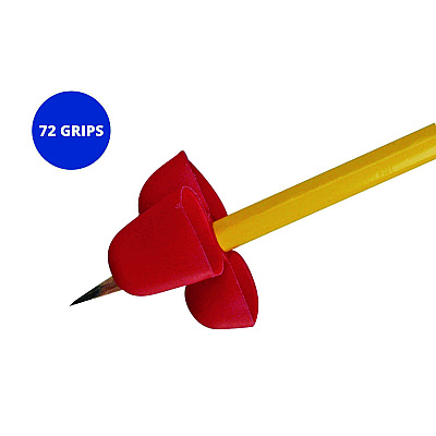 TPG Creations Writing C.L.A.W. Pencil Grip, 1.4" Long, Medium, Assorted Colors, 72/Carton (TPG21272)