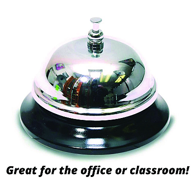 TPG Creations Call Bells, 3.5", Chrome, 36/Carton (TPG34336)