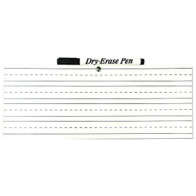TPG Creations Dry Erase Whiteboard Student Starter Kits with Markers and Erasers, 11.75" x 9", White Surface, 24/Carton (TPG38824)