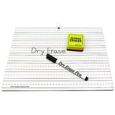 TPG Creations Dry Erase Whiteboard Student Starter Kits with Markers and Erasers, 11.75" x 9", White Surface, 24/Carton (TPG38824)