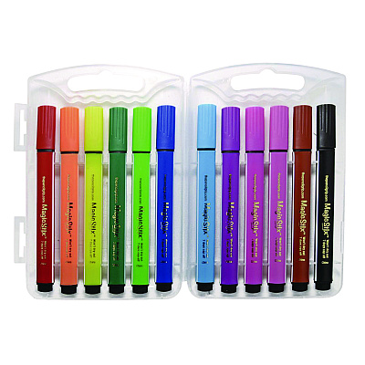 TPG Creations Magic Tri Stix Set, 12 Assorted Colors, 12/Set, 48 Sets/Carton (TPG39548)