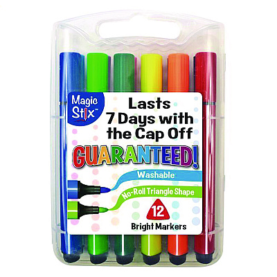 TPG Creations Magic Tri Stix Set, 12 Assorted Colors, 12/Set, 48 Sets/Carton (TPG39548)
