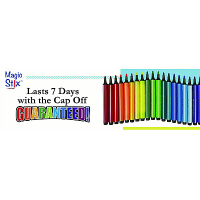 TPG Creations Magic Tri Stix Set, 36 Assorted Colors, 36/Set, 12 Sets/Carton (TPG39912)