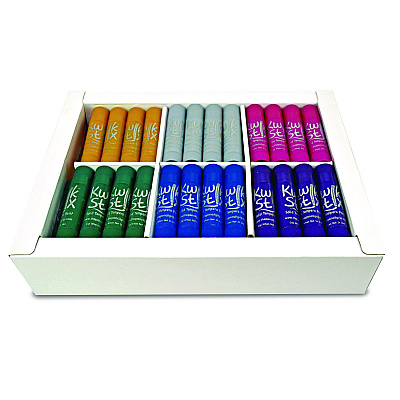 TPG Creations Kwik Stick Tempera Paint, 3.5", Assorted Metallic Colors, 72/Pack, 3 Packs/Carton (TPG62903)