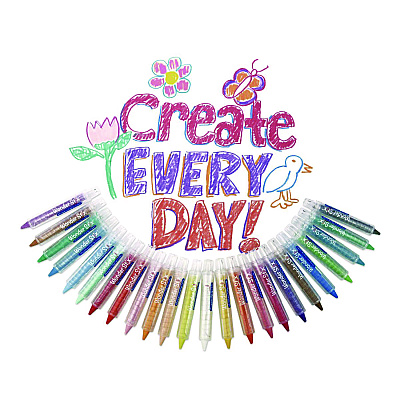 TPG Creations Wonder Stix Playmat Kit, 8 Assorted Pastel Wonderstix and 4 Playmats/Pack, 12 Packs/Carton (TPG64812)