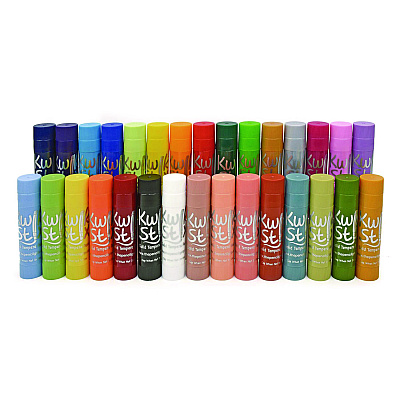 TPG Creations Kwik Stix Tempera Paint Set, 30 Assorted Colors, 30/Pack, 6 Packs/Carton (TPG68106)
