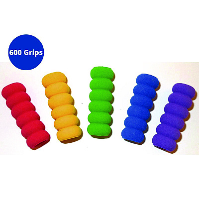 TPG Creations Rigid Pencil Grip, 0.5" Long, 600/Carton (TPG161600)