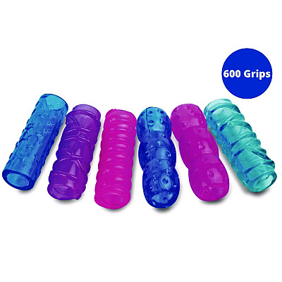 TPG Creations Extreme Gel Grip, 1.3" Long, Assorted Colors, 600/Carton (TPG165600)