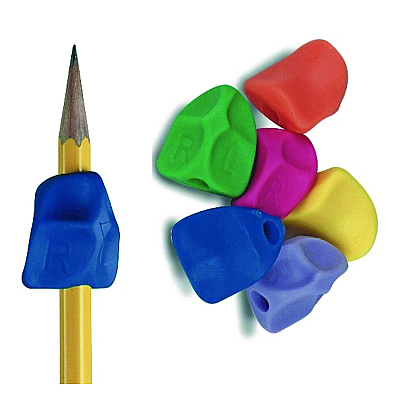 TPG Creations Solo Pencil Grip, 0.9" Long, Assorted Colors, 600/Carton (TPG171300)