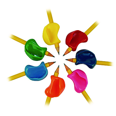 TPG Creations Crossover Grip, 1" Long, Assorted Colors, 100/Carton (TPG178100)