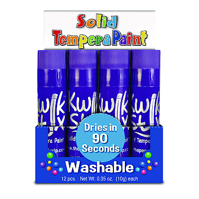 TPG Creations Kwik Stix Single Color Pack, 0.7" x 3.5", Purple, 12/Pack, 12 Packs/Carton (TPG6005012)