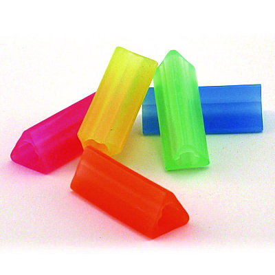 TPG Creations Triangle Grip, 1.75" Long, Assorted Colors, 600/Carton (TPG162600)