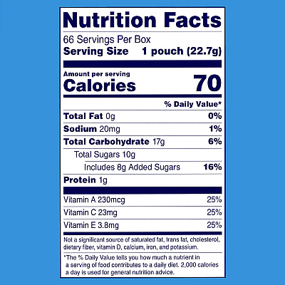 Welch's Fruit Snacks, Mixed Fruit, 0.9 oz Pouch, 40/Box (WELPIM94068)